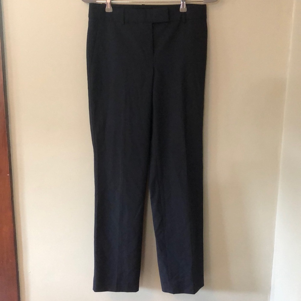 Navy blue Ann Taylor suit pants.